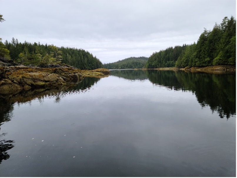 Facing south down Matilda Inlet: Ahousaht Territories